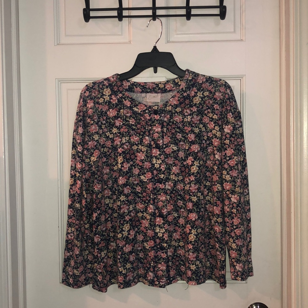 SWAT floral button up/ shirt
